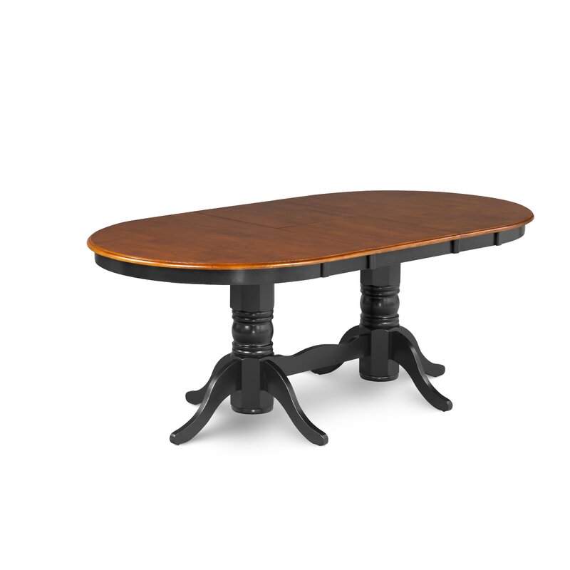 Breakwater Bay Varela Oval Solid Wood Dining Table & Reviews | Wayfair